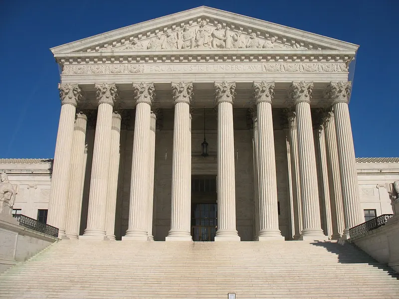 The United States Supreme Court building in Washington, D.C.