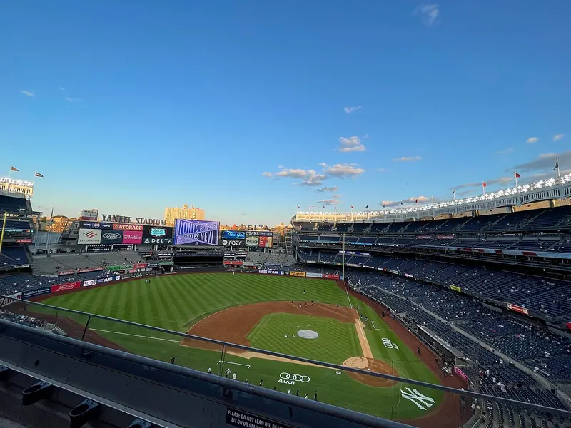 Inside Yankee Stadium during a September 2023 game